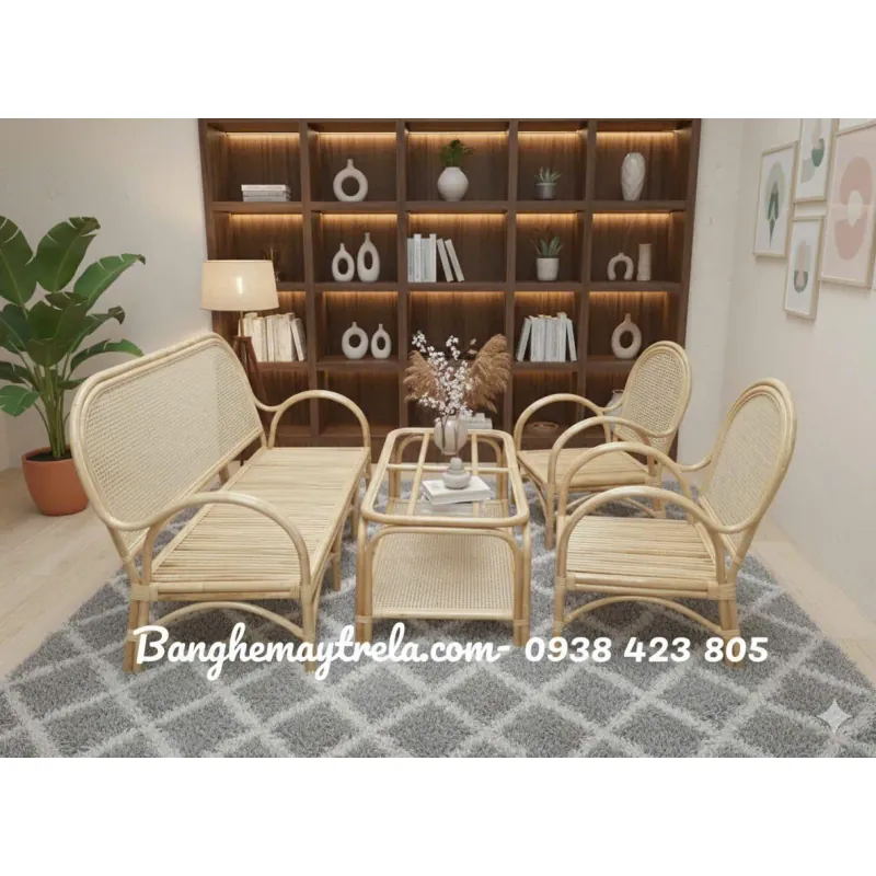 Sofa mây phòng khách 734772