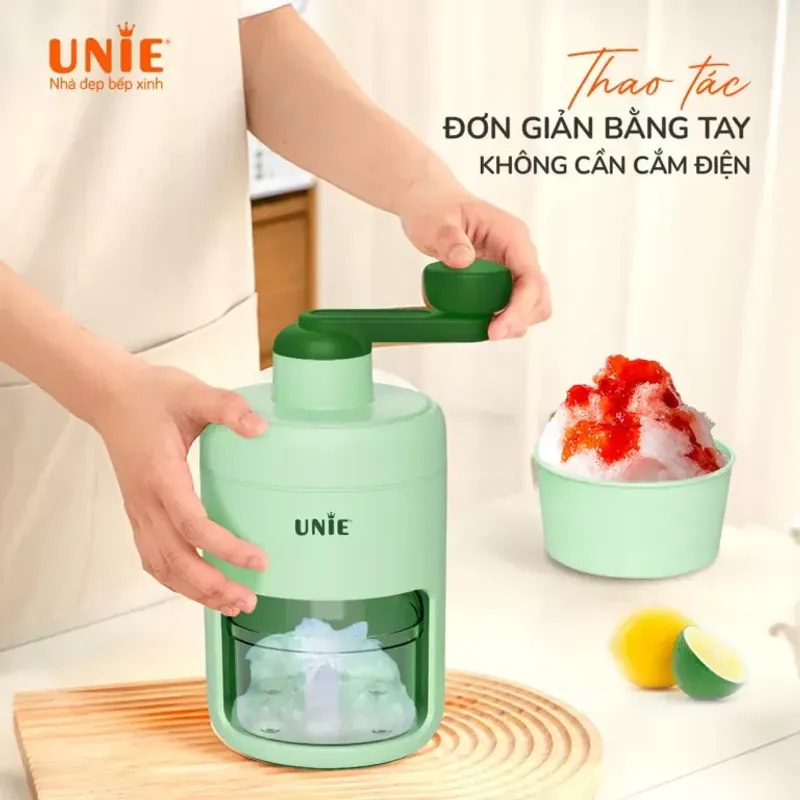 Máy bào đá mini Unie UIC20 lưỡi dao sắc bén, chất liệu nhựa ABS/ PP an toàn 1043913