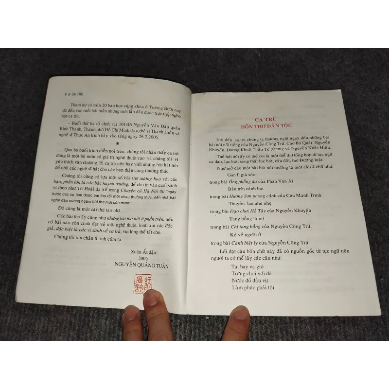 CA TRÙ HỒN THƠ DÂN TỘC 957436