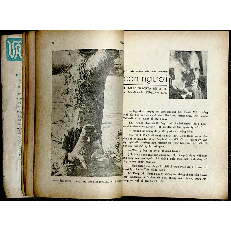 Đọc văn JOHN STEINBECK - Tạp chí Văn miền Nam VN trước 1975 1029116