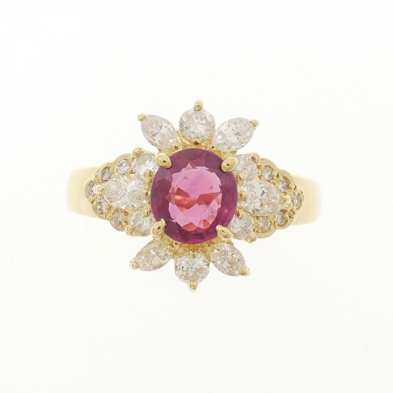 Nhẫn Ruby K18YG 0.84CT - Hàng hiệu Chính hãng 851527