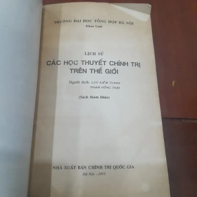 LỊCH SỬ CÁC HỌC THUYẾT CHÍNH TRỊ trên Thế giới 708013