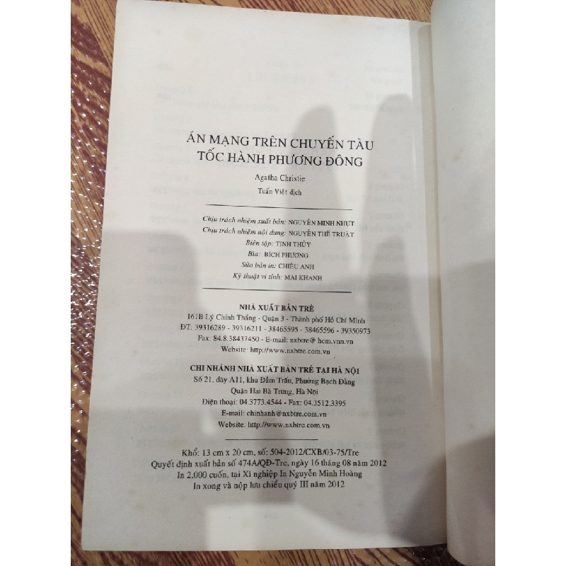 Án mạng trên chuyến tàu tốc hành Phương Đông, còn tốt 58105