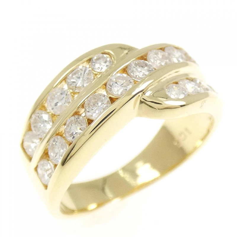 Nhẫn kim cương K18YG 1.05CT 666021
