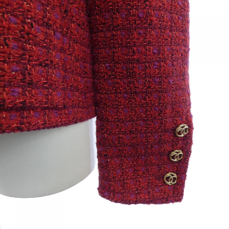 CHANEL LOOK7 P75484V60450 23B Áo khoác không cổ - Hàng hiệu Chính hãng 822302