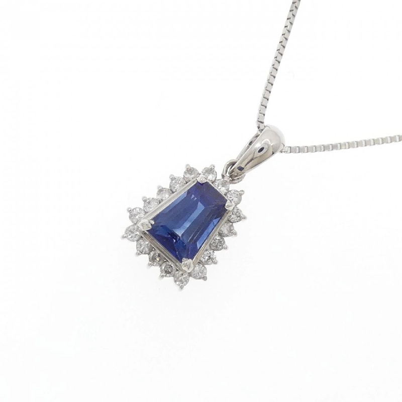 Dây chuyền Sapphire PT900/PT850 1.28CT - Hàng hiệu Chính hãng 861453