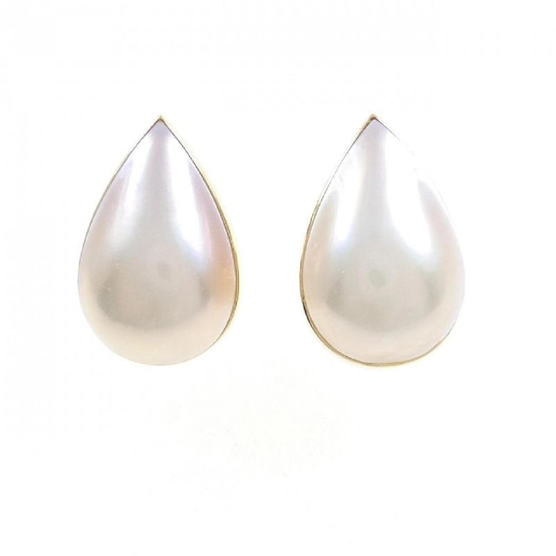 K18YG Mabe Pearl Bông tai - Hàng hiệu Authentic 874500