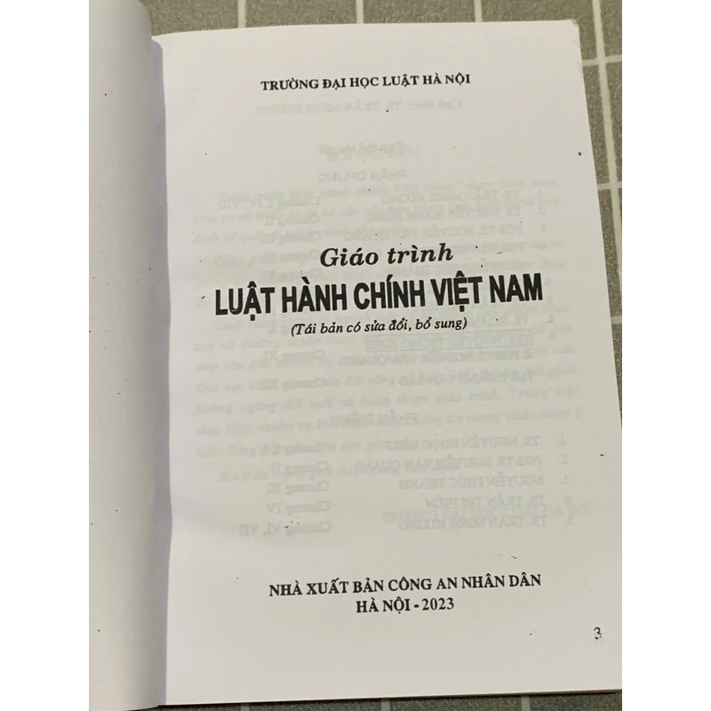 GIÁO TRÌNH LUẬT HÀNH CHÍNH VIỆT NAM - SÁCH LUẬT VIỆT NAM 545917