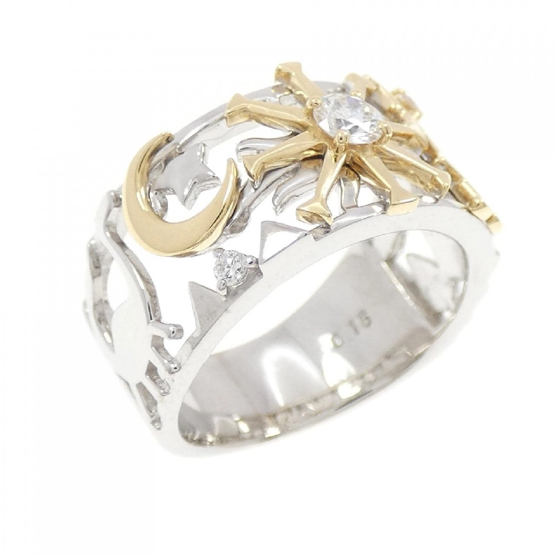 Nhẫn kim cương K18WG/K18YG 0.16CT 668957