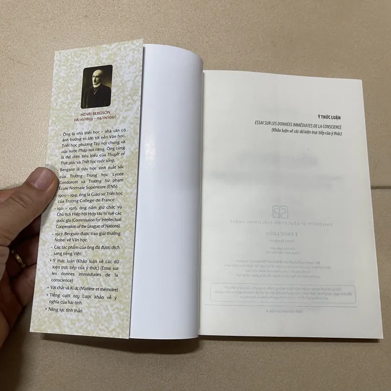 Ý Thức Luận - Henri Bergson  (c43) 975415