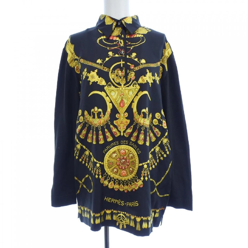 【Mã giảm giá】【Cổ điển】HERMES Áo 644807