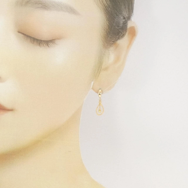 K18YG Bông tai - Hàng hiệu Chính hãng 870771