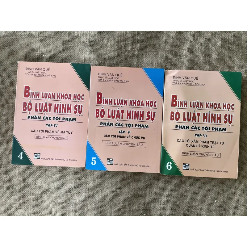 BÌNH LUẬN KHOA HỌC BỘ LUẬT HÌNH SỰ PHẦN CÁC TỘI PHẠM 4,5,6- Đinh văn Quế  996523