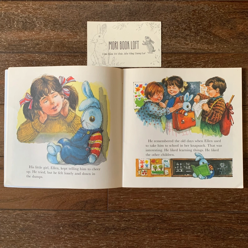 Sách tranh tiếng anh Fuzzy Rabbit, Used, minh họa cổ điển 478673