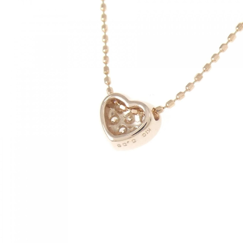 K10PG Dây chuyền kim cương hình trái tim 0.06CT - Hàng hiệu chính hãng 860013