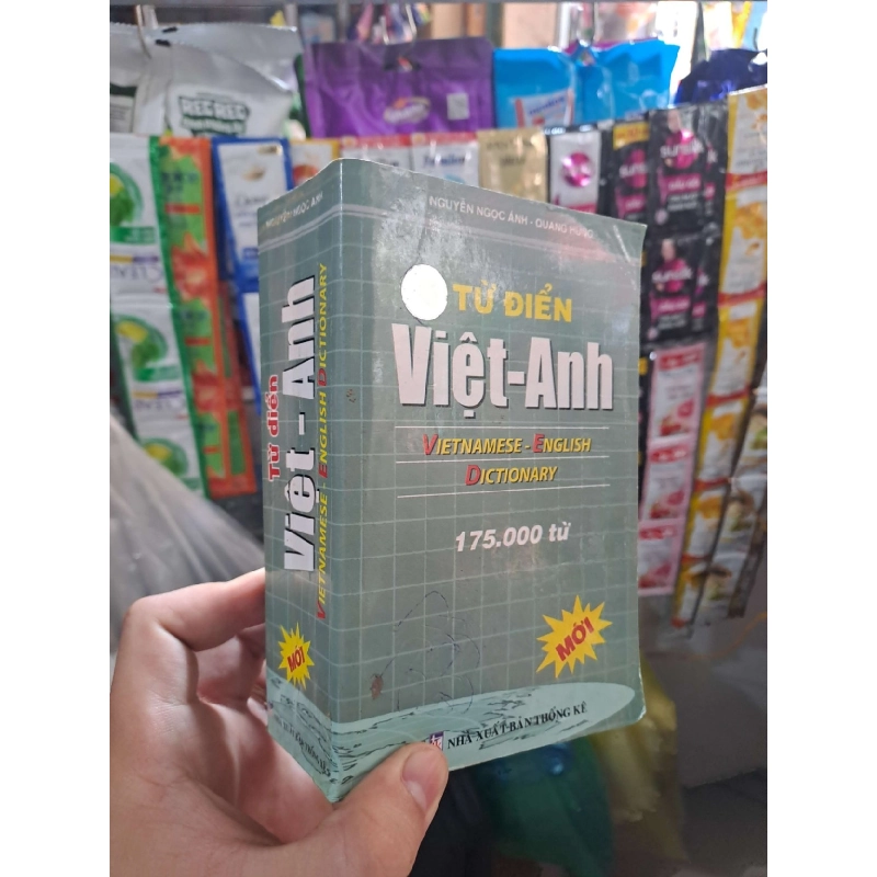 Từ Điển Việt - Anh 175000 Từ - Nguyễn Ngọc Ánh, Quang Hưng 2005 mới 80% ố HỌC NGOẠI NGỮ HCM3012 925001