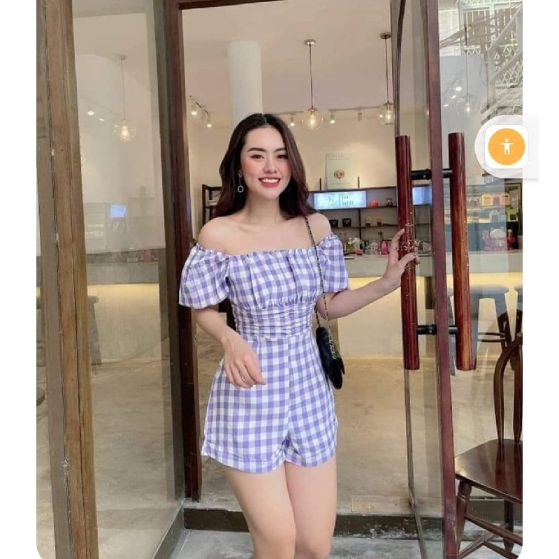 Jum kẻ tím size S siêu xinh 23265