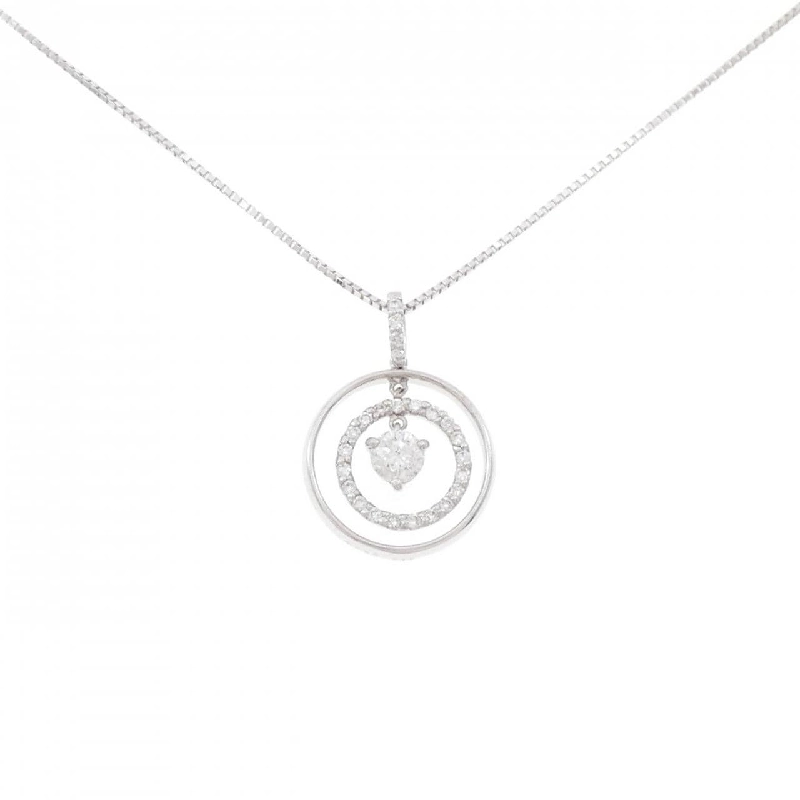 K18WG Dây chuyền kim cương 0.30CT - Hàng hiệu Chính hãng 860926