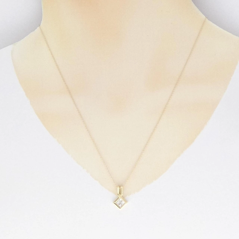 Dây chuyền kim cương 750YG/K18YG 0.50CT - Hàng hiệu Chính hãng 861062