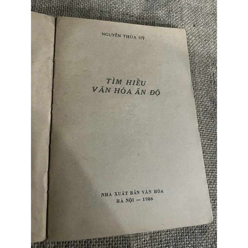 Tìm hiểu văn hóa Ấn Độ - Nguyễn thừa Hỷ  775805