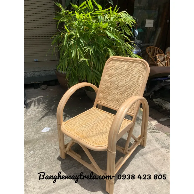 Ghế đơn mây tre đan 703667