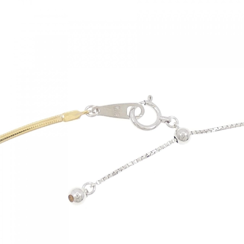 Dây chuyền kim cương hình mặt trăng và ngôi sao K18WG/K18YG 0.07CT - Hàng hiệu Chính hãng 861890