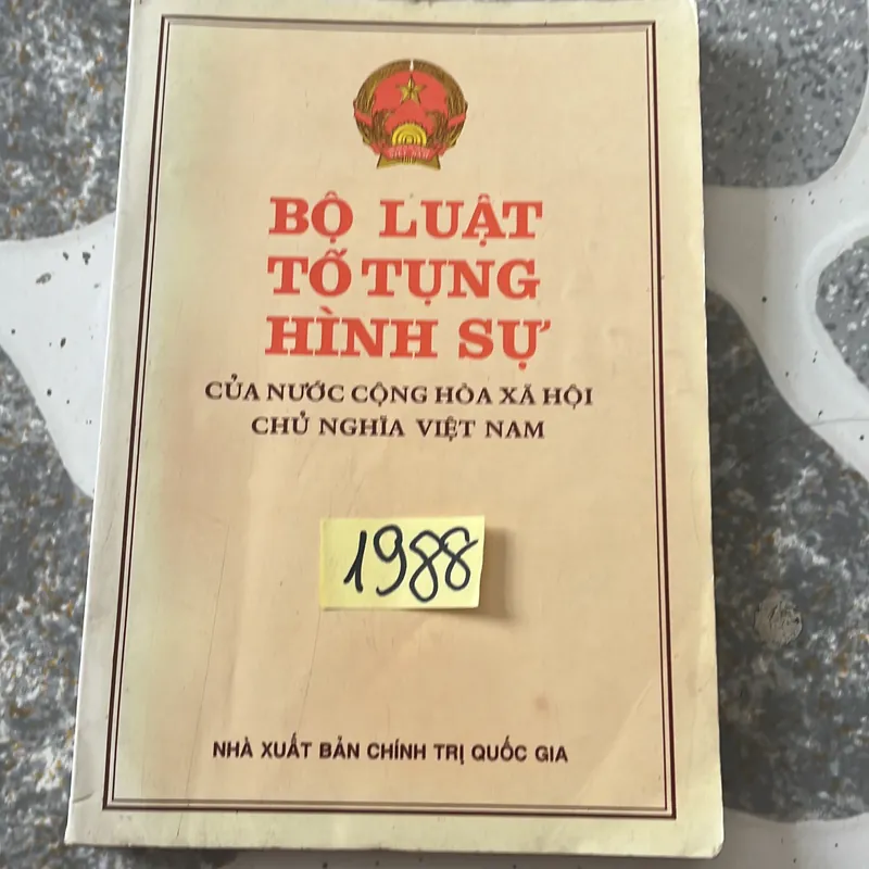 Bộ luật Tố tụng hình sự 1988 711299