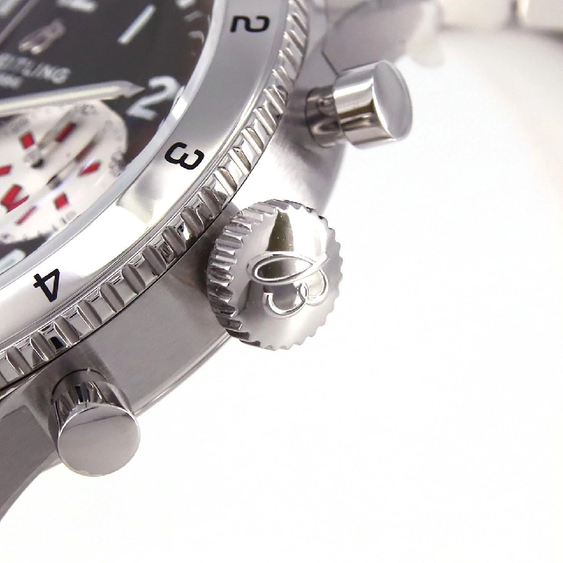 Đồng hồ Breitling Super AVI B04 Chronograph GMT 46 Curtis Warhawk AB0445/AB04452A1L1A1 SS tự động - Hàng hiệu Chính hãng 882645