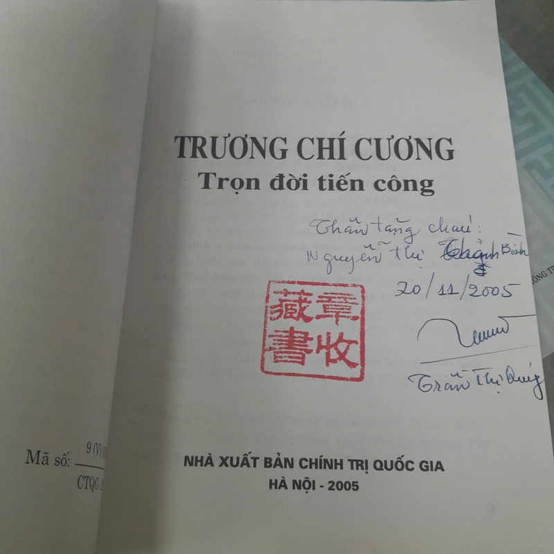 TRƯƠNG CHÍ CƯƠNG TRỌN ĐỜI TIẾN CÔNG 304743