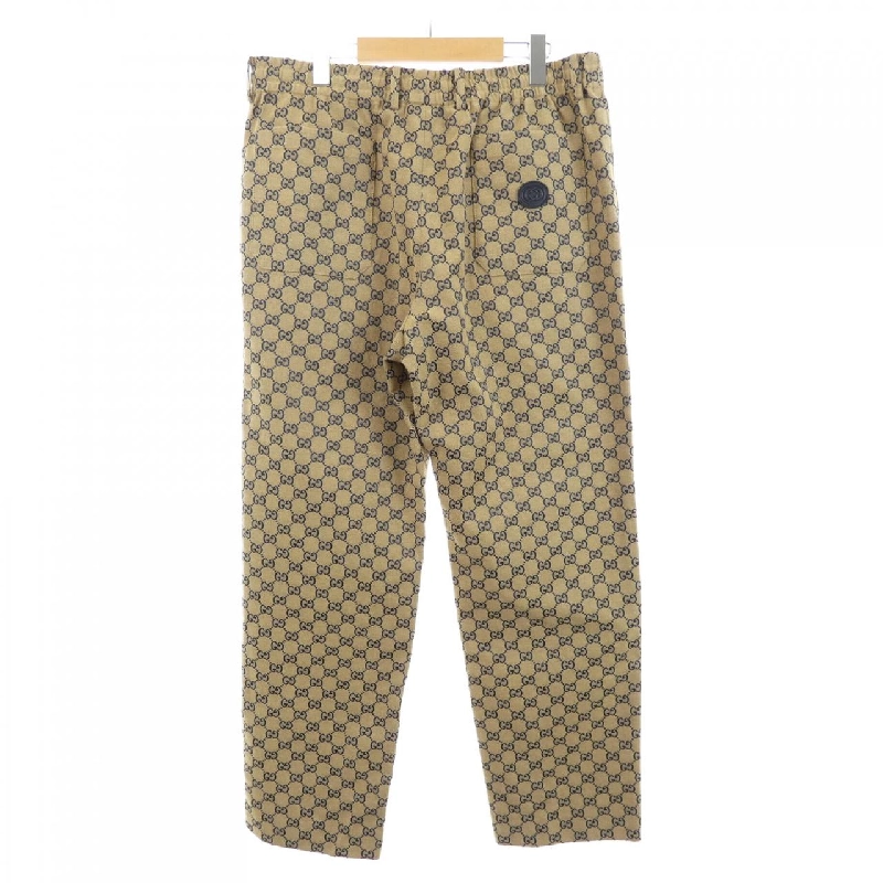 Gucci GUCCI Quần vải canvas GG có chữ G lồng vào nhau bằng da 658090 Z8AOV - Hàng hiệu Chính hãng 888985
