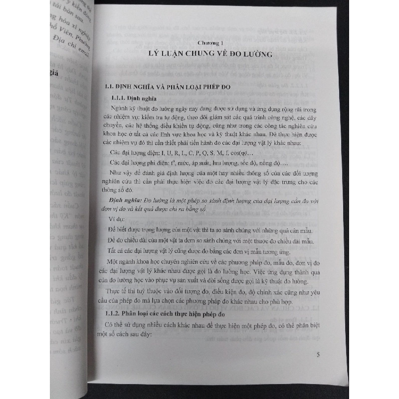 Kỹ thuật đo lường điện và các thuật toán đo phi điện mới 80% bẩn nhẹ 2019 HCM1209 Đặng Văn Chí KỸ NĂNG 916958