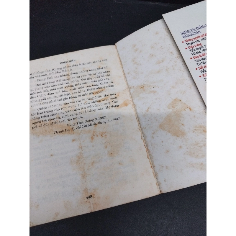 Trả giá mới 70% bẩn bìa, ố vàng 2004 HCM2110 Triệu Xuân VĂN HỌC 917824