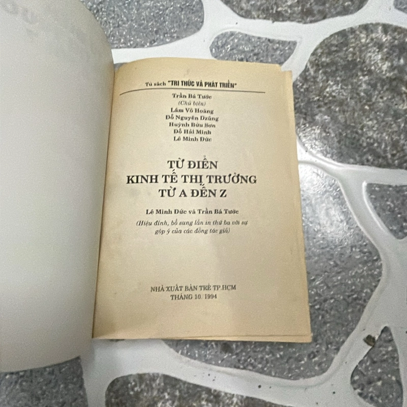 [kinh tế] Từ điển kinh tế thị trường từ A đến Z-Trần Bá Tước 301863