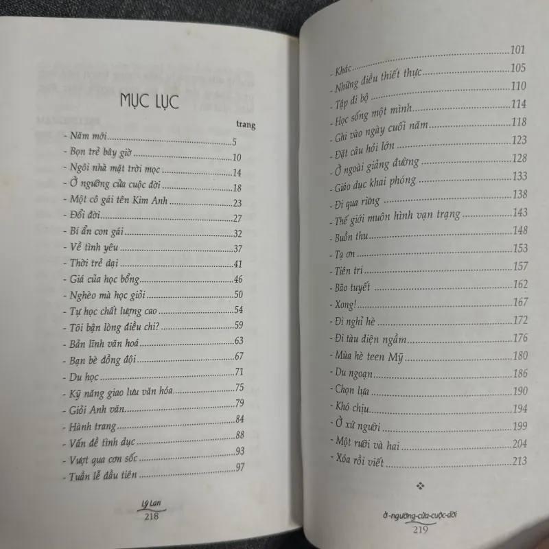 Ở ngưỡng cửa cuộc đời - Lý Lan 873261