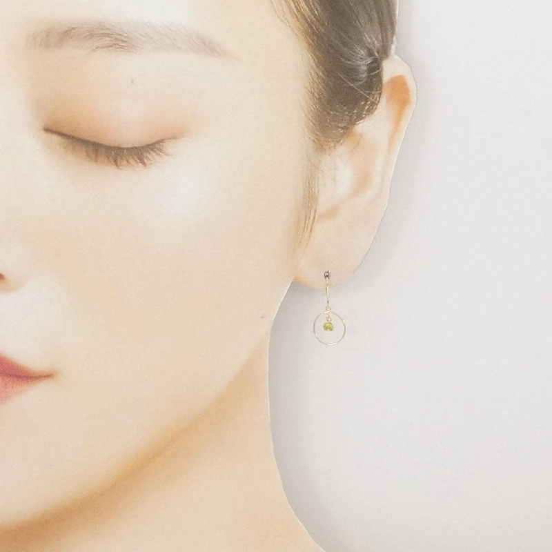 K18YG Peridot Bông tai - Hàng hiệu Chính hãng 870289