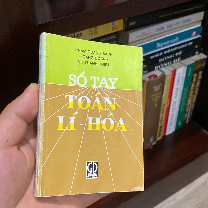 SỔ TAY TOÁN - LÝ - HÓA, khổ nhỏ bỏ túi, xuất bản 2004 558322