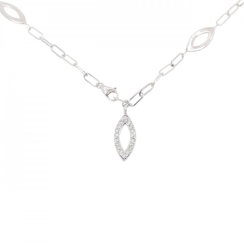 K18WG Dây chuyền kim cương 0.18CT - Hàng hiệu Chính hãng 864238