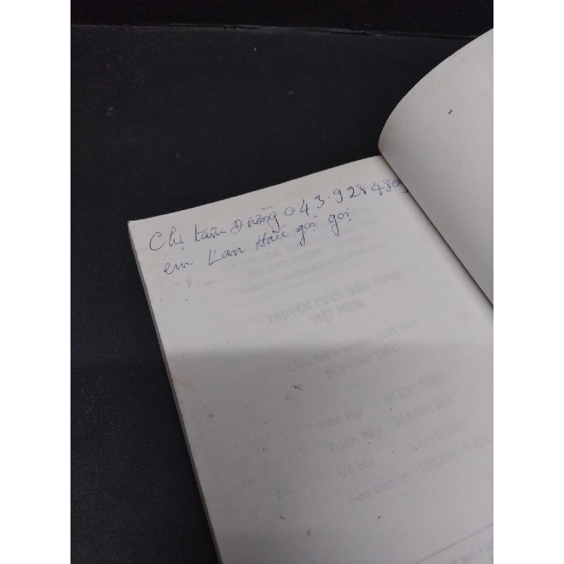 Truyện cười dân gian Việt Nam mới 80% ố gấp bìa có viết trang cuối 2009 HCM2809 VĂN HỌC 917266