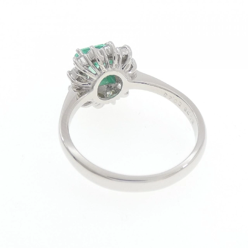 Nhẫn Emerald PT900 0.78CT - Hàng hiệu Chính hãng 850301