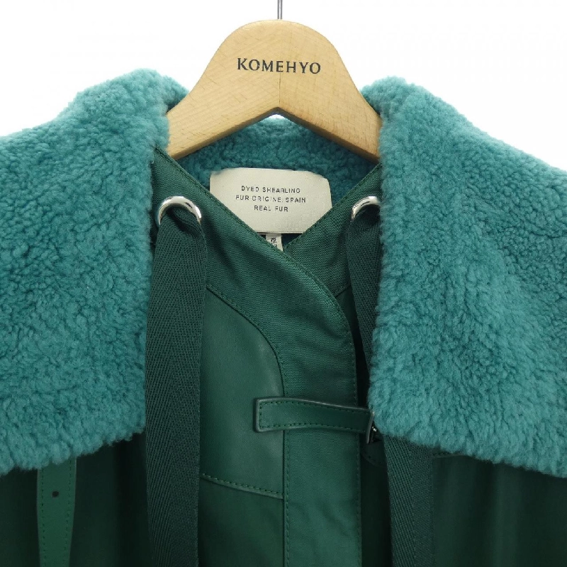 【Mã giảm giá】Áo khoác lông cừu HERMES 644205