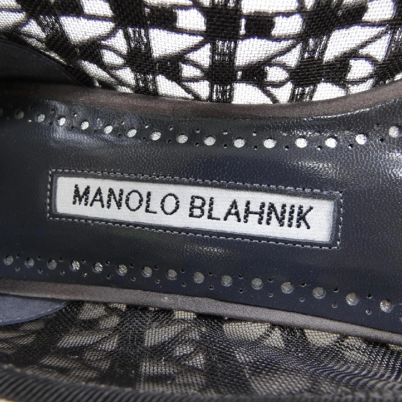 【Mã giảm giá】Giày bệt MANOLO BLAHNIK 662663