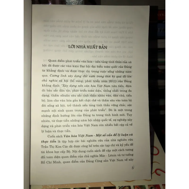 Văn hoá Việt Nam - Một số vấn đề lý luận và thực tiễn - Trần Thị Kim Cúc 756975