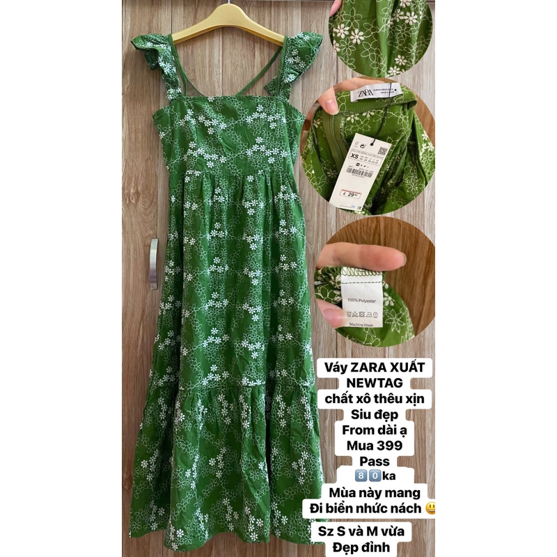 Đầm xô thêu, chất đẹp, newtag 470275