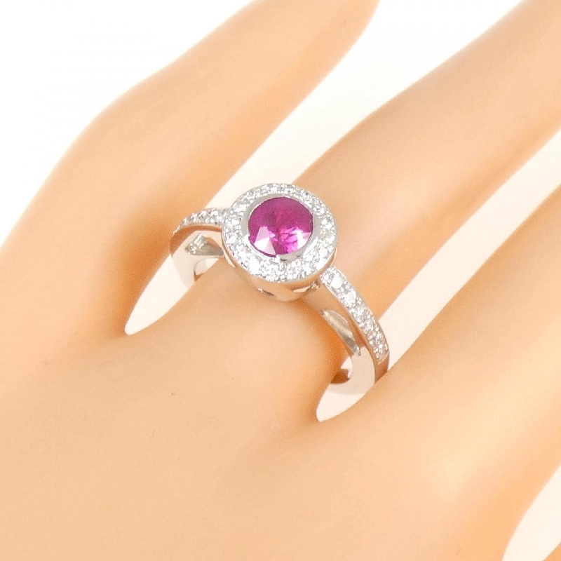 Nhẫn Ruby 750WG 0.64CT - Hàng hiệu Chính hãng 848346