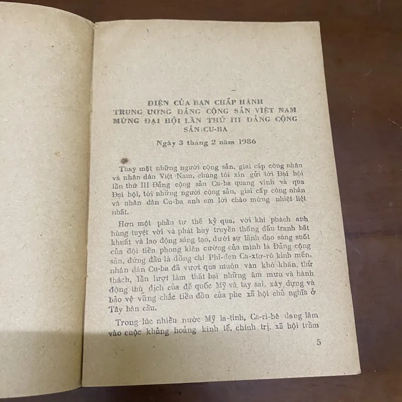 Đại hội III Đảng cộng sản Cu-Ba (1987) 990642