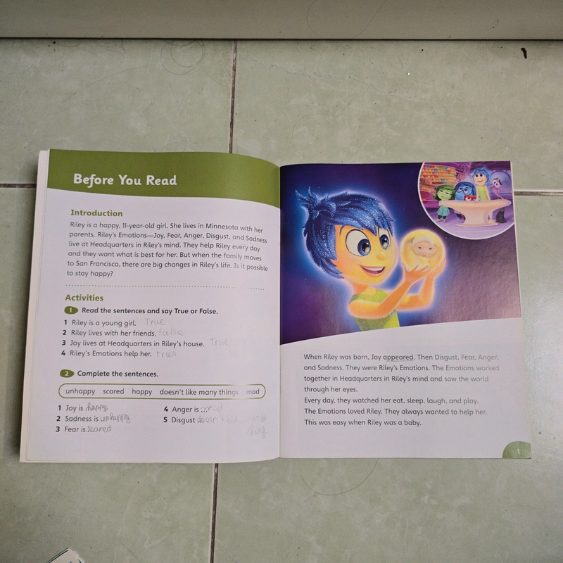 Inside Out - english kid reader Level 4 527552