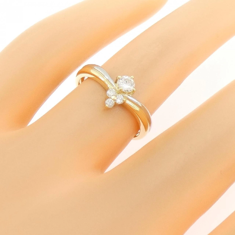 Nhẫn kim cương K18YG/PT900 0.20CT - Hàng hiệu Chính hãng 849773