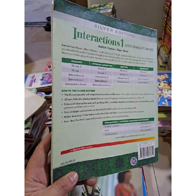 Interactions 1 listening speaking - Silver Edition - mới 80% có viết - HỌC NGOẠI NGỮ - HCM0111 629853