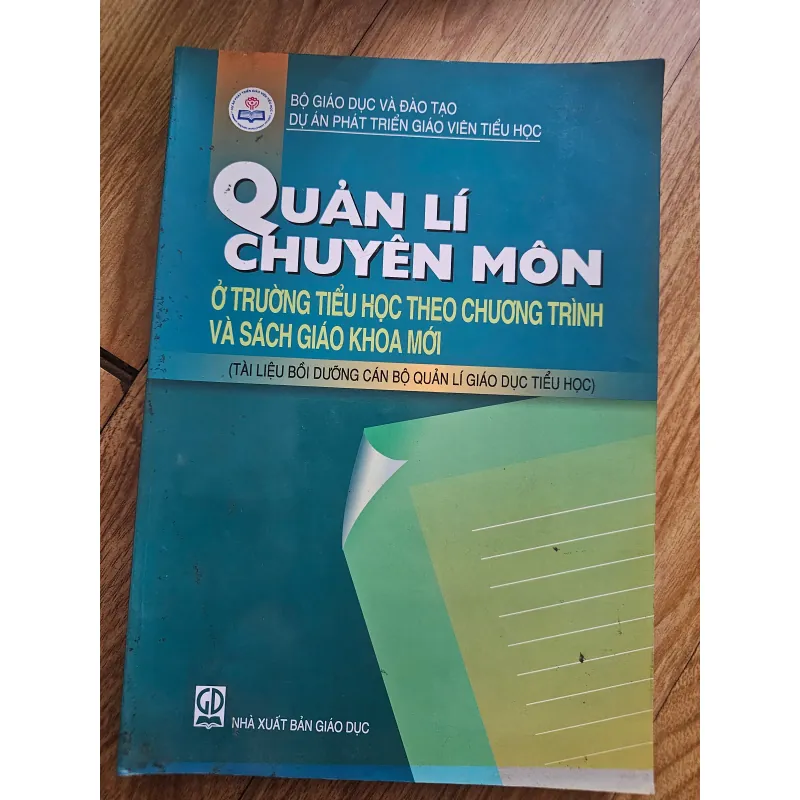 Quản lí chuyên môn ở trường tiểu học theo chương trình và sách giáo khoa mới
 757810