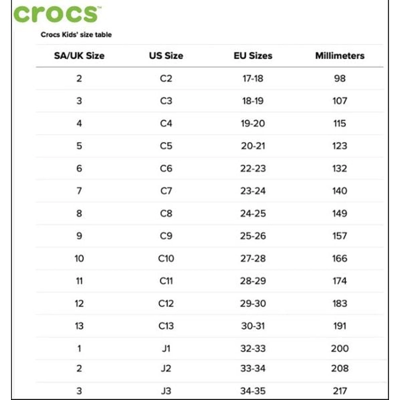 Dép crocs auth- size C7 507736